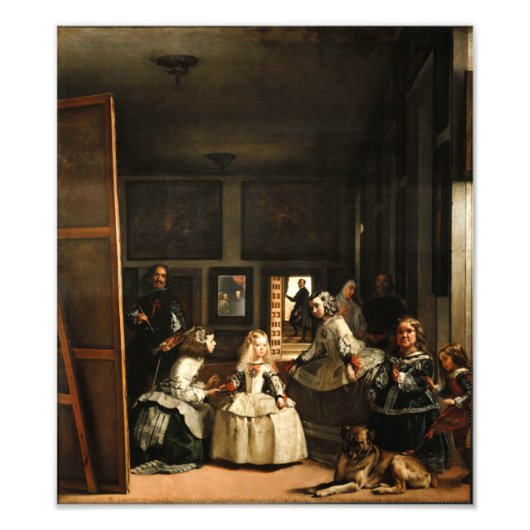Velazquez Las Meninas Fotodruck (Vorne)