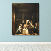 Velazquez Las Meninas Leinwanddruck (Insitu (Holzboden))