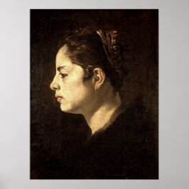 Velázquez - Leiter eines Mädchens Poster