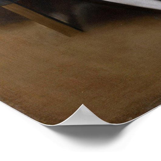 Velázquez - Philip IV. von Spanien in braun und si Poster (Ecke)