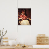 Velázquez - Portrait of Pope Innocent X 1650 Poster (Küche)
