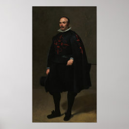 Velázquez - Portrait von Don Pedro de Barberana Poster