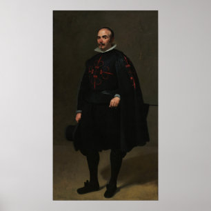 Velázquez - Portrait von Don Pedro de Barberana Poster