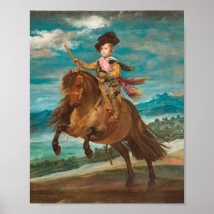 Velazquez - Porträt von Prinz Balthasar Charles Poster