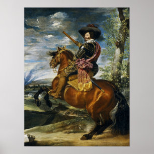 Velázquez - Reiter Gaspar De Guzmán Olivares Poster