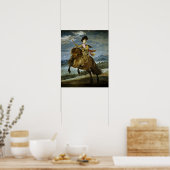 Velázquez - ReitPrinz Baltasar Carlos 1635 Poster (Küche)