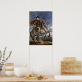 Velázquez - Reittier Philip III 1631 Poster (Küche)