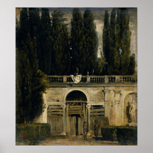 Velázquez - Villa Medici in Rom Grotto-Loggia Poster
