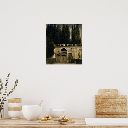 Velázquez - Villa Medici in Rom Grotto-Loggia Poster (Küche)