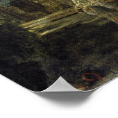 Velázquez - Villa Medici in Rom - Pavillon Ariadne Poster (Ecke)