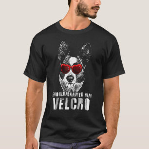 Velcro Cardigan Welsh Corgi Hund T-Shirt