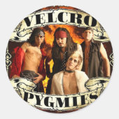 Velcro Pygmies Runder Aufkleber (Vorderseite)