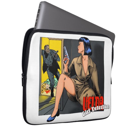 Velda: Mädchendetektiv Notebook-Ärmel Laptopschutzhülle (Vorne Rechts)