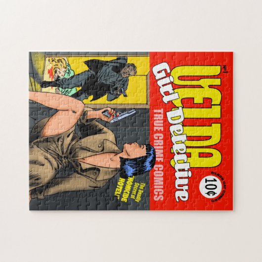 Velda: Puzzle Vintager Abdeckung für Mädchen (Horizontal)