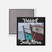 Velddrif Südafrikanische Schiffe Fischen Magnet (Vorderseite/Rückseite)