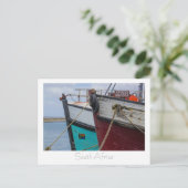 Velddrif West Coast Harbour Boats Südafrika SA Postkarte (Stehend Vorderseite)
