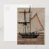 Veleiro Postkarte (Vorne/Hinten)