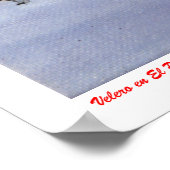 Velero en El Parrote (A Coruña) Poster (Ecke)