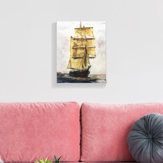 Velero Leinwanddruck (Insitu (Wohnzimmer))