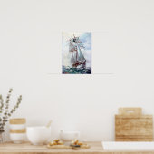 Velero/Veleiro/Sailboat Poster (Küche)