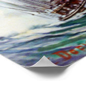 Velero/Veleiro/Sailboat Poster (Ecke)