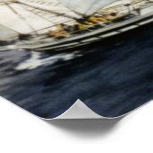 Velero/Veleiro/Sailboat Poster (Ecke)