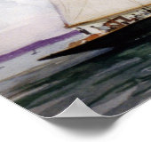 Velero/Veleiro/Sailboat Poster (Ecke)