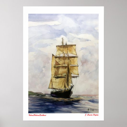Velero/Veleiro/Sailboat Poster (Vorne)