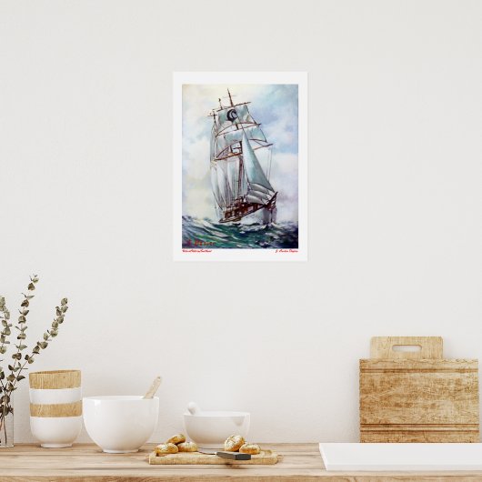 Velero/Veleiro/Sailboat Poster (Küche)