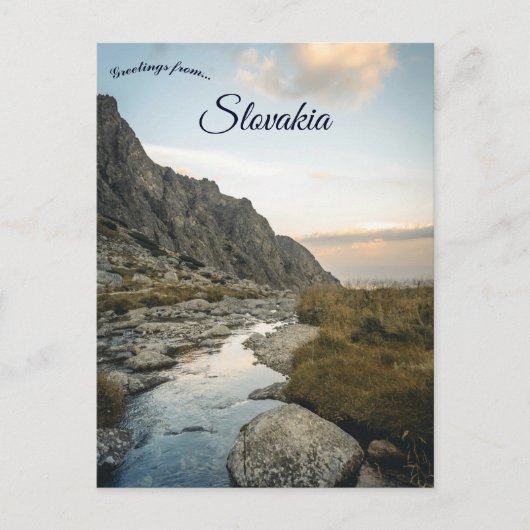 Velicky Creek High Tatras Vysoke Tatry Slovakia Postkarte (Vorderseite)