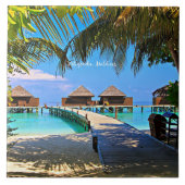 Veligandu, Malediven Fliese (Vorderseite)