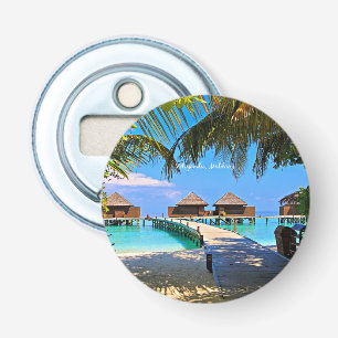 Veligandu, tropische Malediven Flaschenöffner