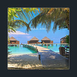 Veligandu, tropische Malediven Magnet<br><div class="desc">Veligandu,  tropische Landschaftsfotos der Malediven</div>