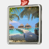 Veligandu, tropische Malediven, Ornament Aus Metall (Links)