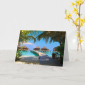 Veligardu Island, Malediven Karte (Gelbe Blume)