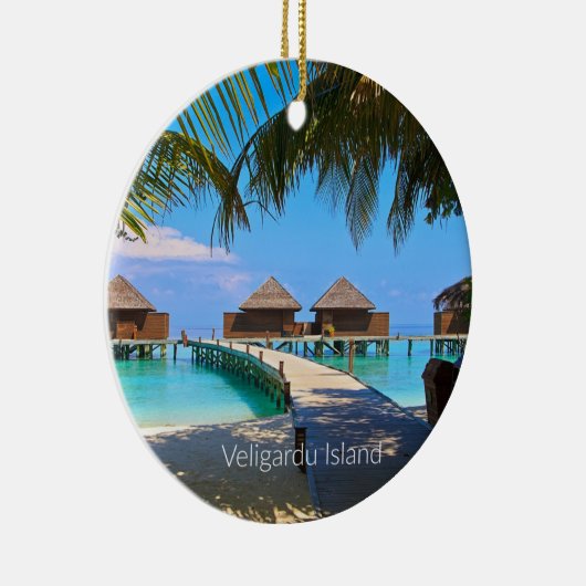 Veligardu Island, Malediven Keramik Ornament (Rechts)