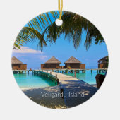 Veligardu Island, Malediven Keramik Ornament (Vorne)