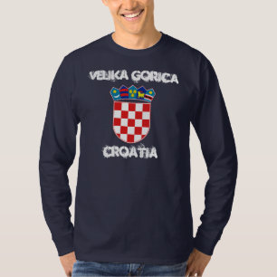 Velika Gorica, Kroatien mit Wappen T-Shirt