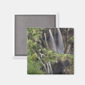 Veliki Slap (Wasserfall) Plitvice Seen National Magnet (Vorderseite/Rückseite)