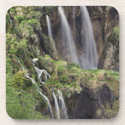 Veliki Slap (Wasserfall) Plitvice Seen National Untersetzer (Vorderseite)