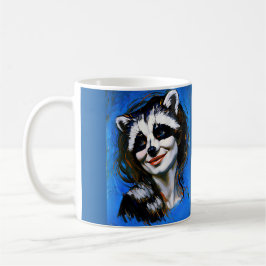 "Velka Teyani" flüstert Raccoon Trickster Kaffeetasse
