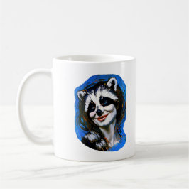 "Velka Teyani" flüstert Raccoon Trickster Kaffeetasse