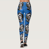 "Velka Teyani" flüstert Raccoon Trickster Leggings (Rückseite)