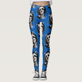 "Velka Teyani" flüstert Raccoon Trickster Leggings