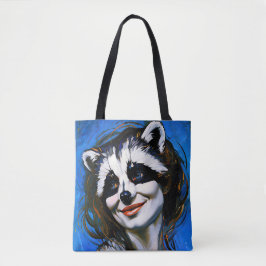 "Velka Teyani" flüstert Raccoon Trickster Tasche
