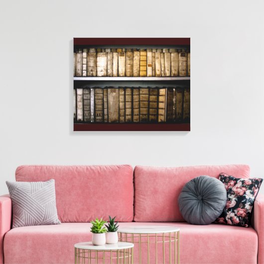 Vellum Bindings Antique books Leinwand (Insitu (Wohnzimmer))