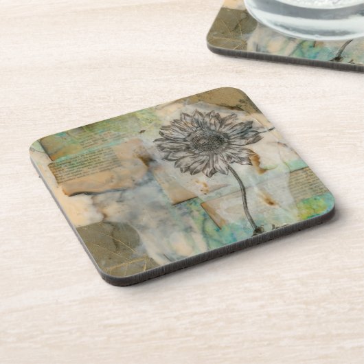 Vellum floral I Getränkeuntersetzer (Linke Seite)