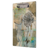 Vellum floral I Klemmbrett (Links)