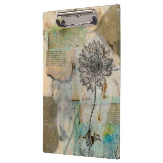 Vellum floral I Klemmbrett (Links)