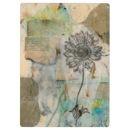 Vellum floral I Klemmbrett (Rückseite)